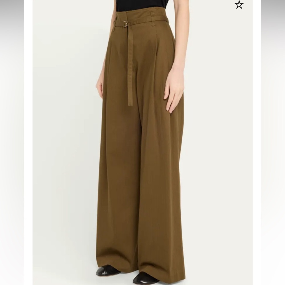 Proenza Schouler green wide leg trousers, Sample size 4 - Picture 7 of 7